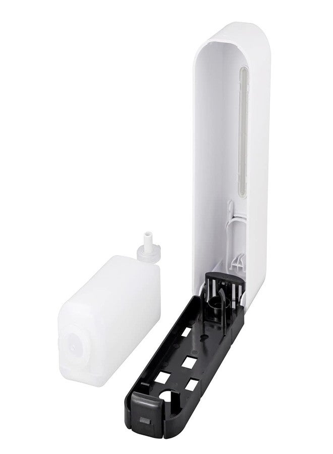 RFV1 Soap Dispenser (Smart Slimfor Soap Shampoo Conditioner Ideal for Washrooms, Homes, Schools, and Offices, with Soap Drop Flow Control Button for 350Ml Wall Mounted (Pack of 1) (White) - Image 4